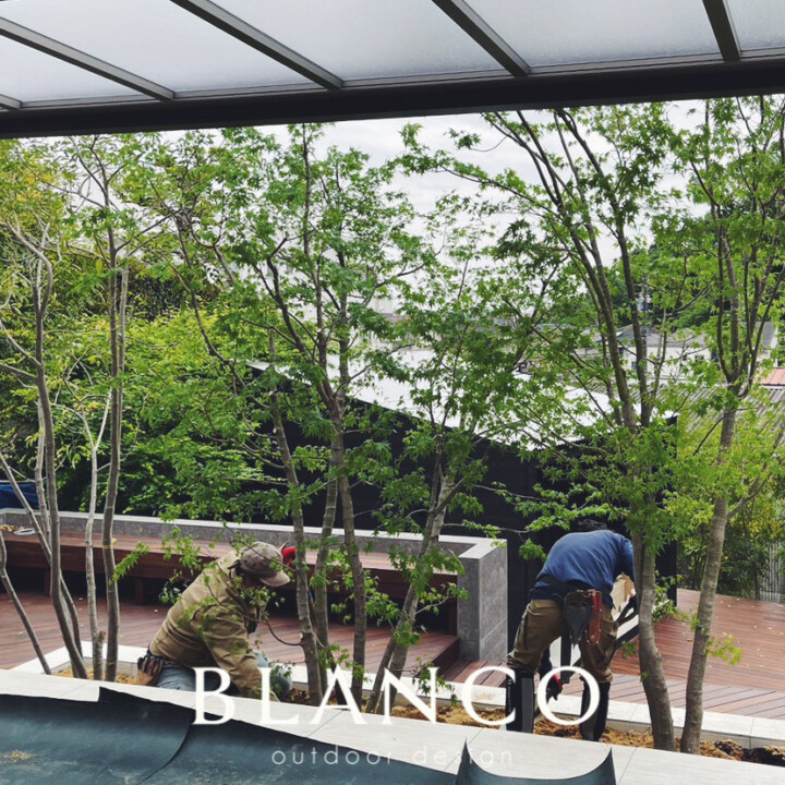 名古屋市　庭工事　BLANCO