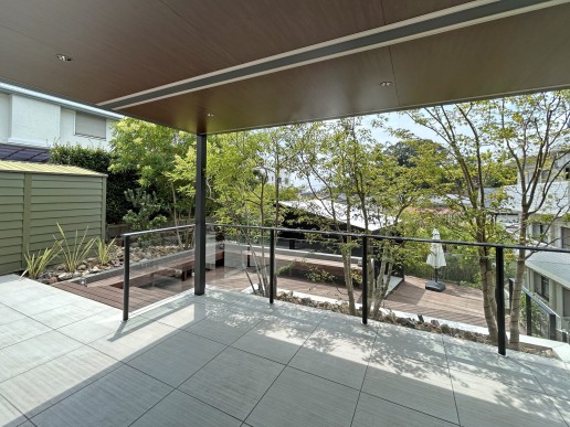 名古屋市 庭 タイルテラス