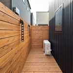 名古屋市 ウッドデッキ　アウトドアリビング　ベンチ　BLANCO
