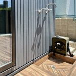 愛知県　タイルデッキ　ウッドタイル　BLANCO