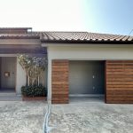 知多市 リフォーム　シャッター　物置　木製フェンス