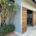 知多市 リフォーム　シャッター　物置　木製フェンス