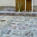 小牧市　新築外構　かわいい　北欧風　石畳