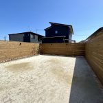 北名古屋市　庭工事　目隠しフェンス