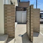 愛知県　半田市　目隠しフェンス　リフォーム