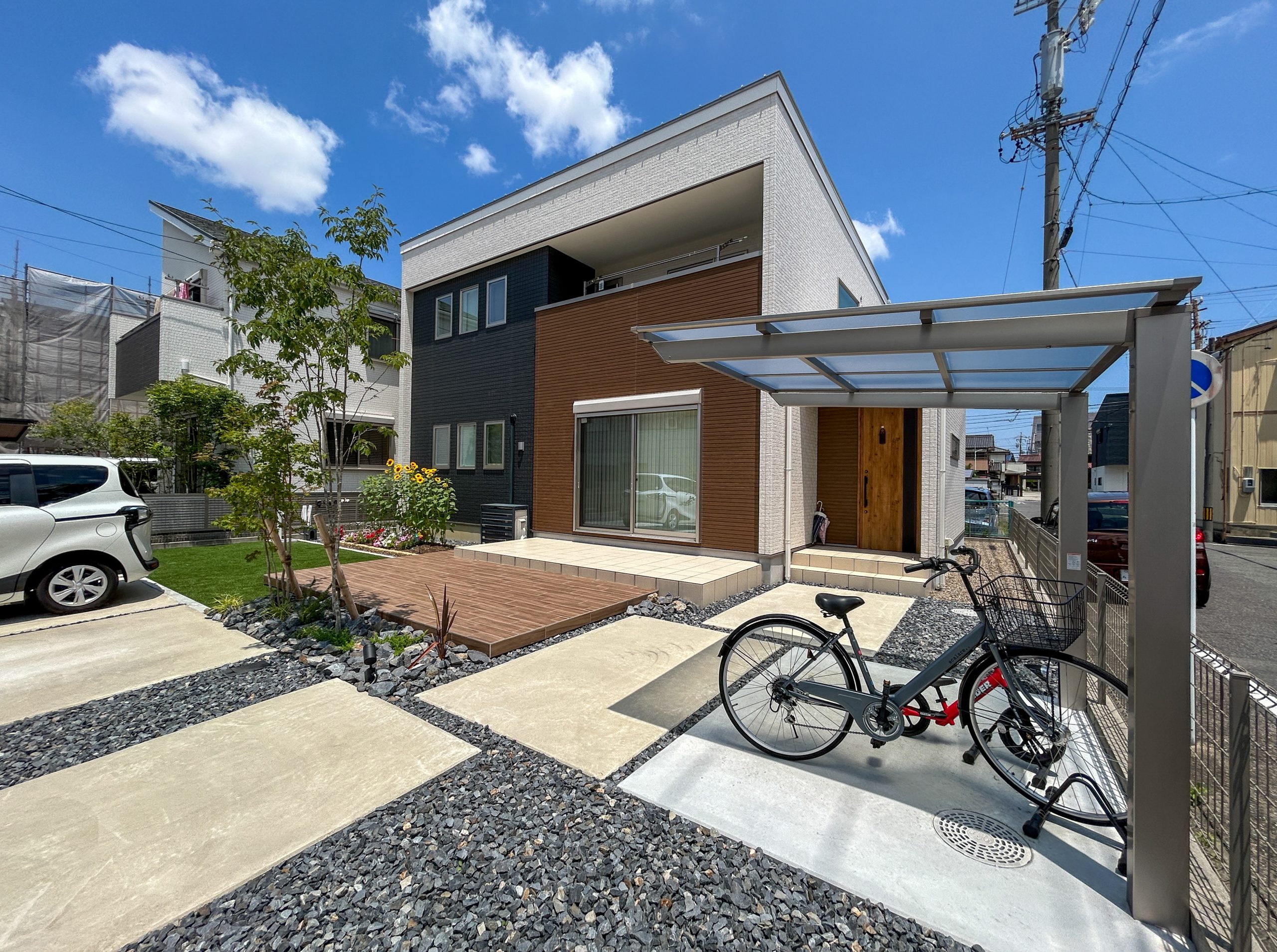名古屋市　愛知県　庭リフォーム　人工芝