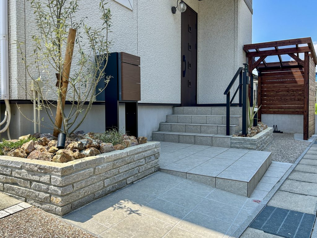愛知　あま市　花壇　外構リフォーム