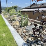 瀬戸市　割栗石　植栽　花壇　BLANCO　ナチュラルガーデン