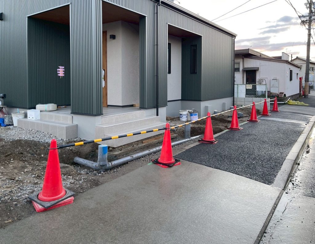 名古屋市　外構工事 BLANCO　新築