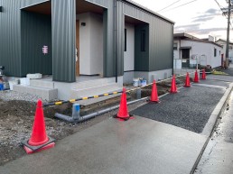 名古屋市　外構工事 BLANCO　新築