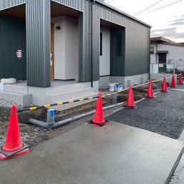 名古屋市　外構工事 BLANCO　新築