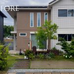 ガーデンデザイン 瀬戸市　木製パーゴラ　ガーデニング　つるバラ