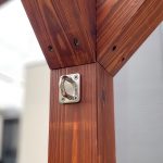 ガーデンデザイン 瀬戸市　木製パーゴラ　ガーデニング　つるバラ